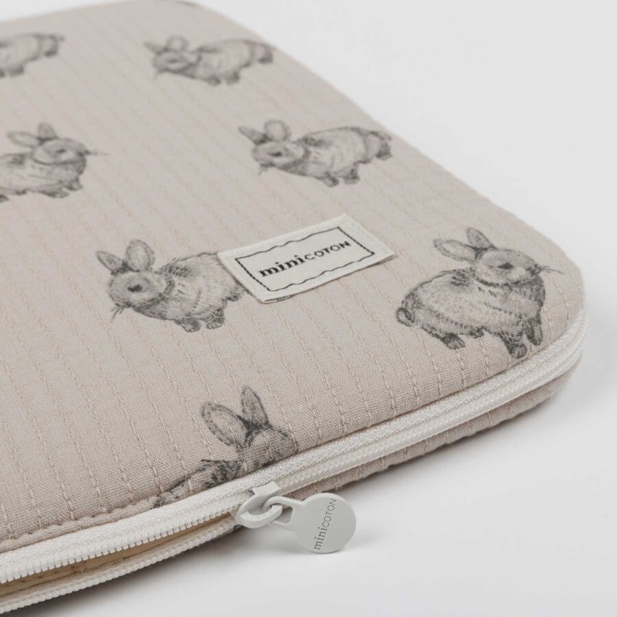 Portadocumentos Zippy Rabbit Beige